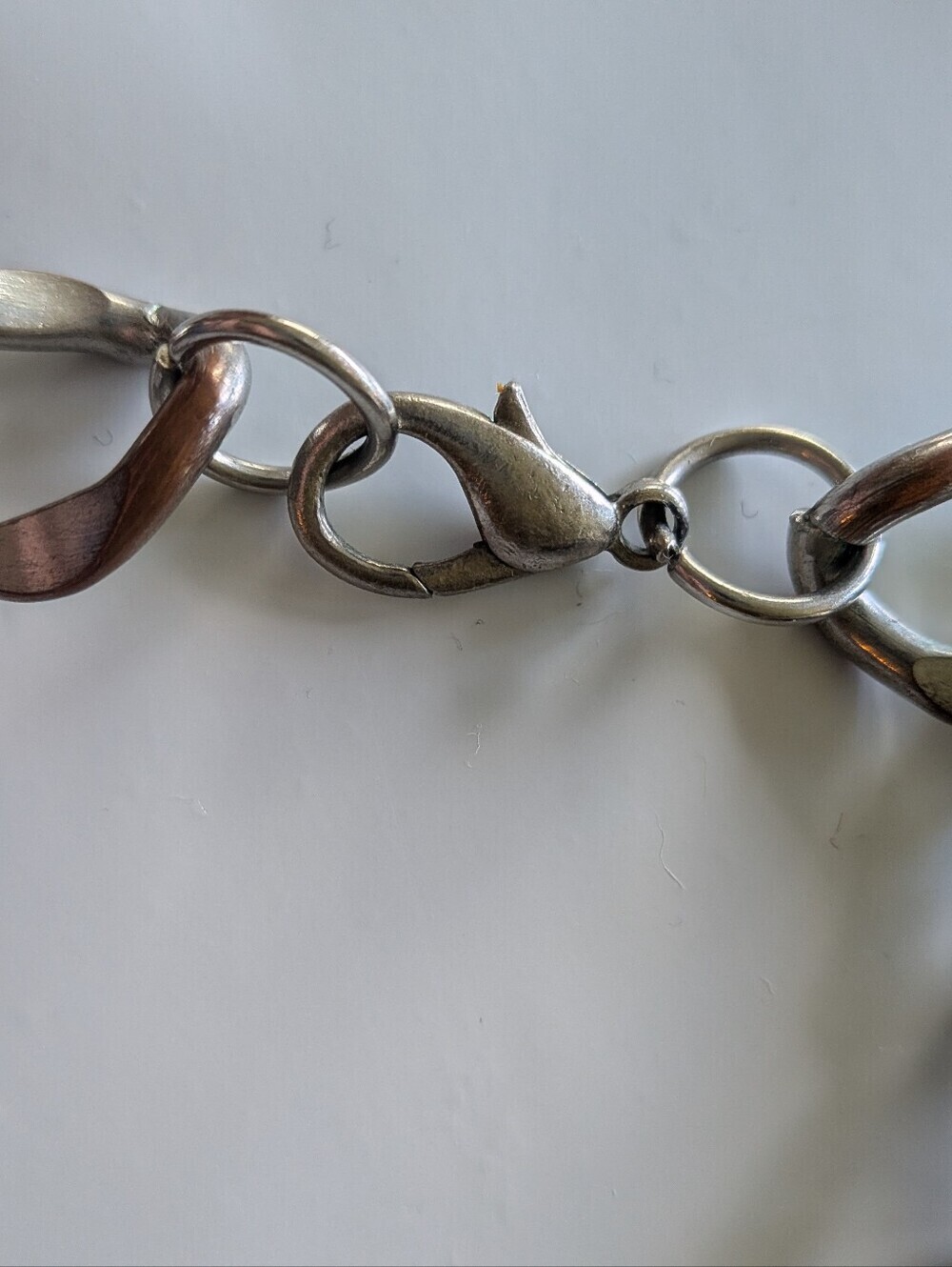 Vintage Chunky Large Loop Grunge Chain Necklace - Picture 5 of 9